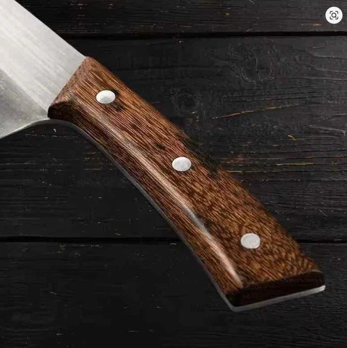 Ultra-Sharp Chef Knife with Premium Rosewood Handle 🔪 | Professional Stainless Steel Kitchen Knife for Effortless Cutting