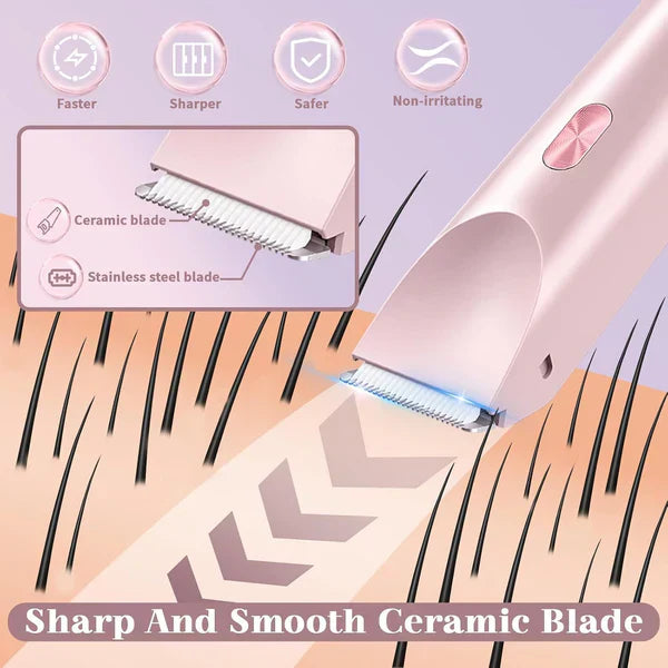 Veloura Dual Head 2-in-1 Trimmer for Body and Intimate Care