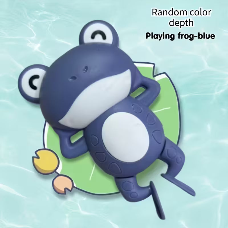 Interactive Clockwork Bath Toys - Moving Frog Babies with Water Clock( PACK OF 5)