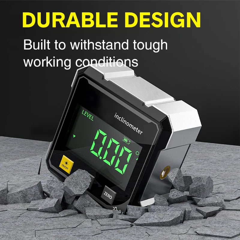 4-Side Magnetic Digital Angle Gauge with Laser ( BUY 1 GET 1 FREE )