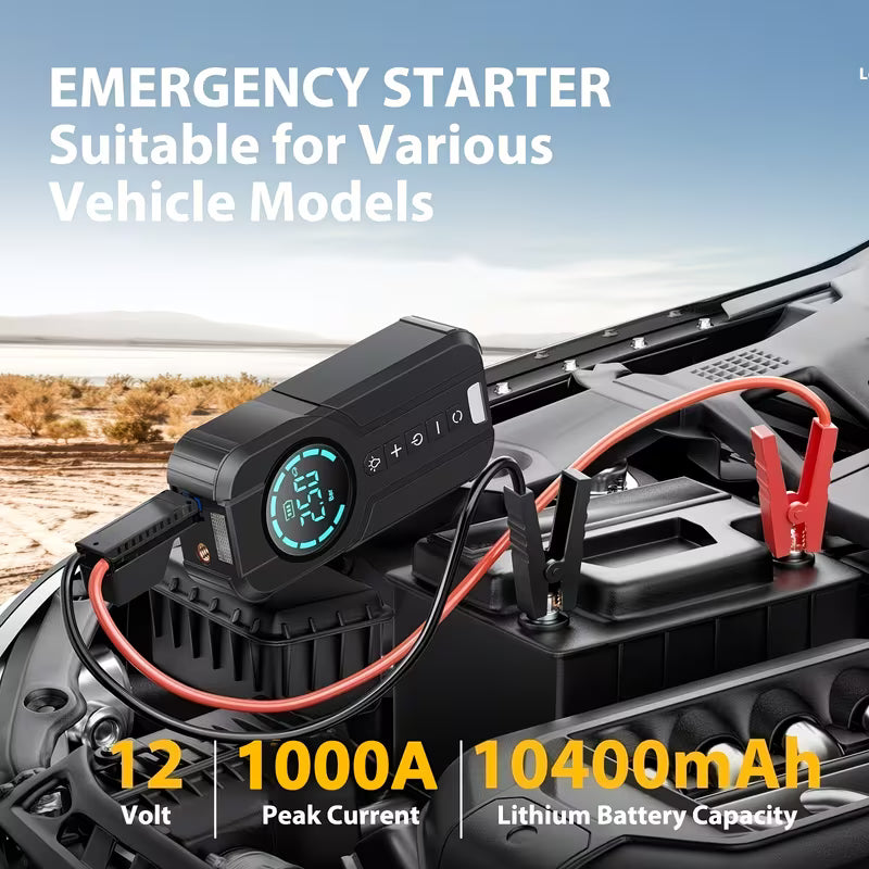 JumpAir 1000A: 2-in-1 Starter & Tire Inflator
