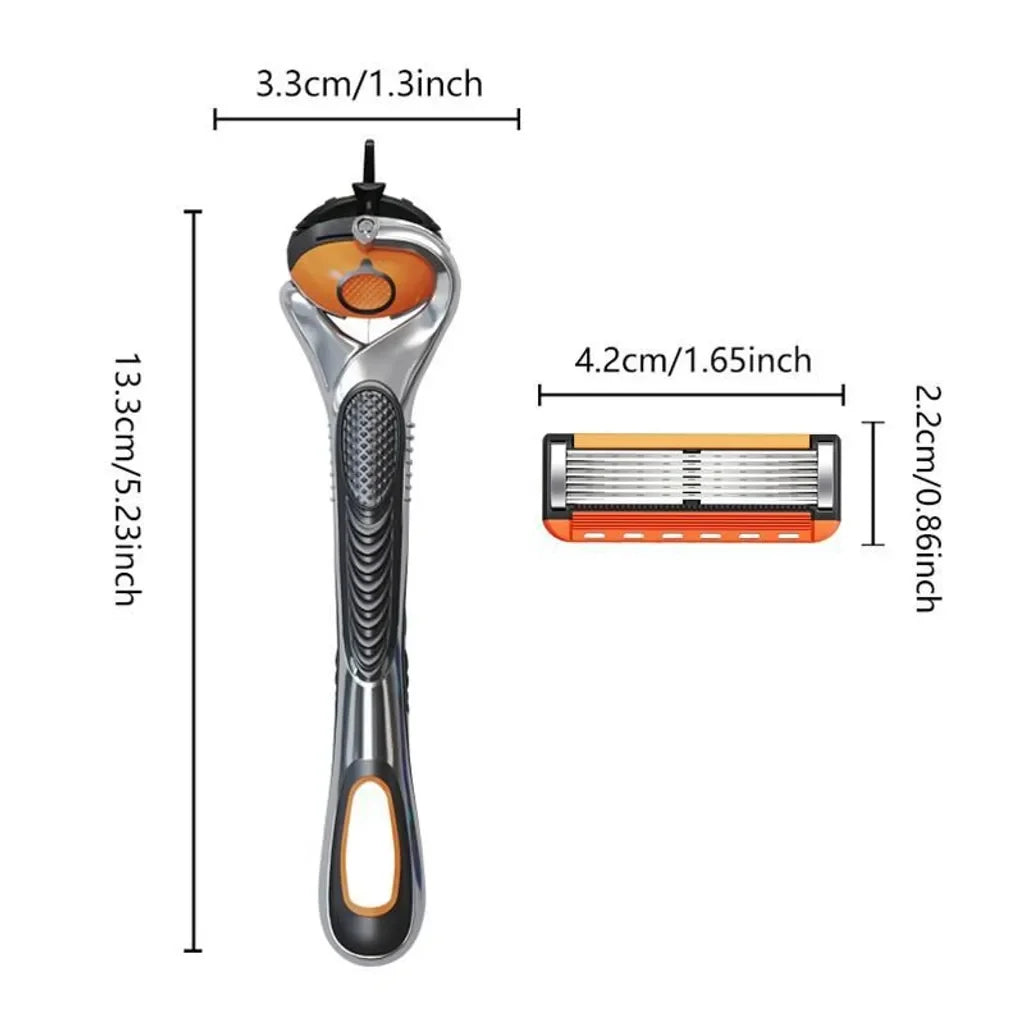 Smart Shave Pro Kit - 48 High-Performance Razor Refills with Free Handle