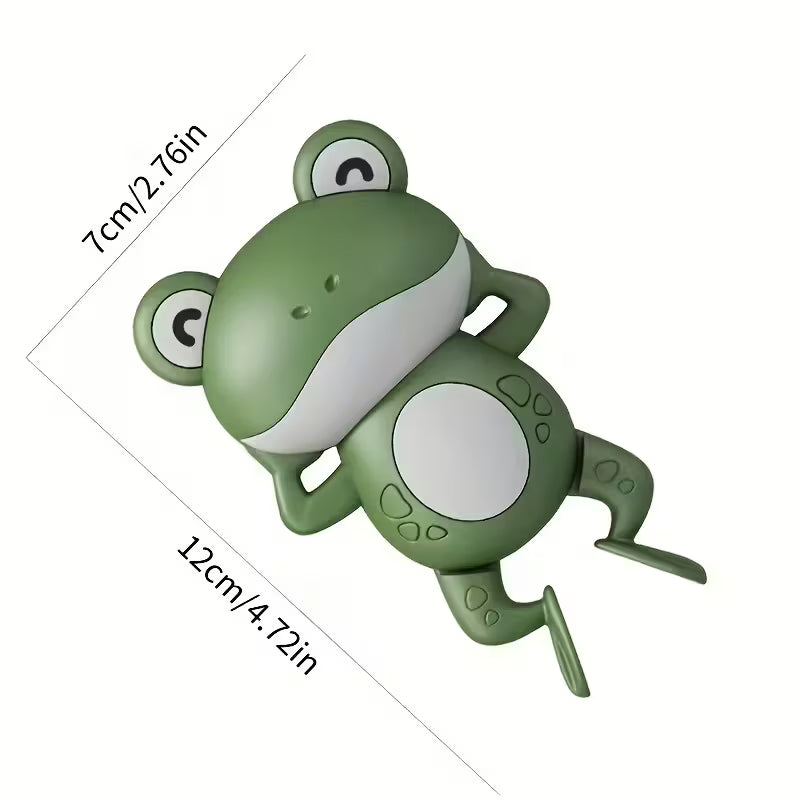 Interactive Clockwork Bath Toys - Moving Frog Babies with Water Clock( PACK OF 5)