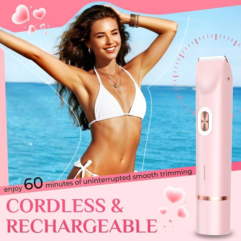 Veloura Dual Head 2-in-1 Trimmer for Body and Intimate Care