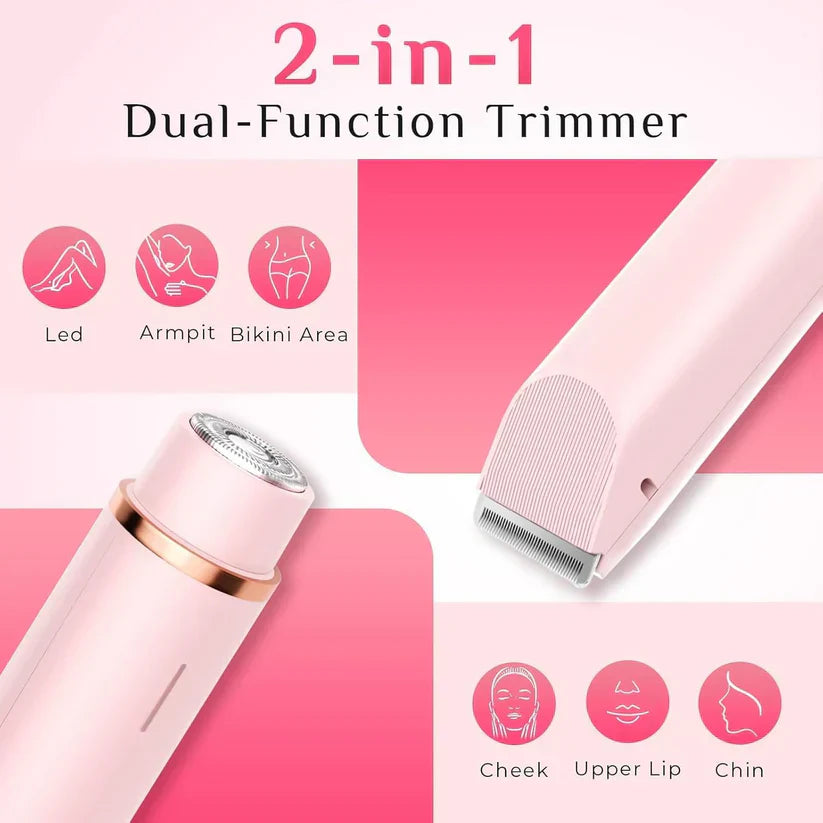 Veloura Dual Head 2-in-1 Trimmer for Body and Intimate Care