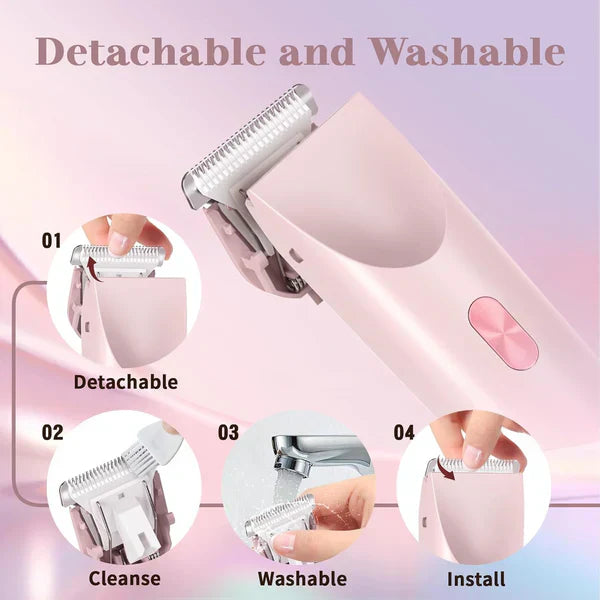 Veloura Dual Head 2-in-1 Trimmer for Body and Intimate Care